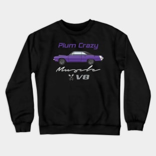 Plum Crazy Muscle Crewneck Sweatshirt